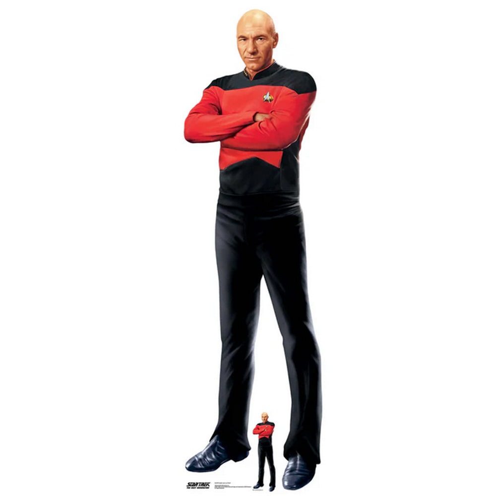 Captain Jean-Luc Picard Star Trek Lifesize Cardboard Cutout