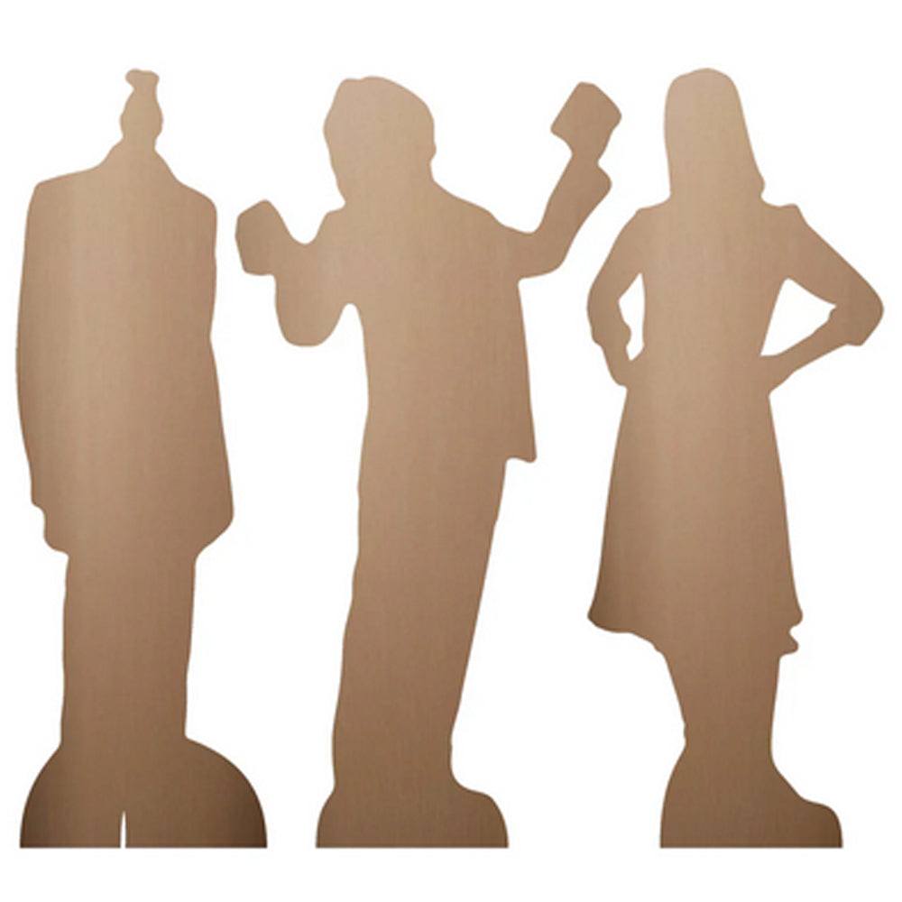 Mini Beetlejuice Characters Desktop Card Cutout Decorations - Pack of 3 - 30cm