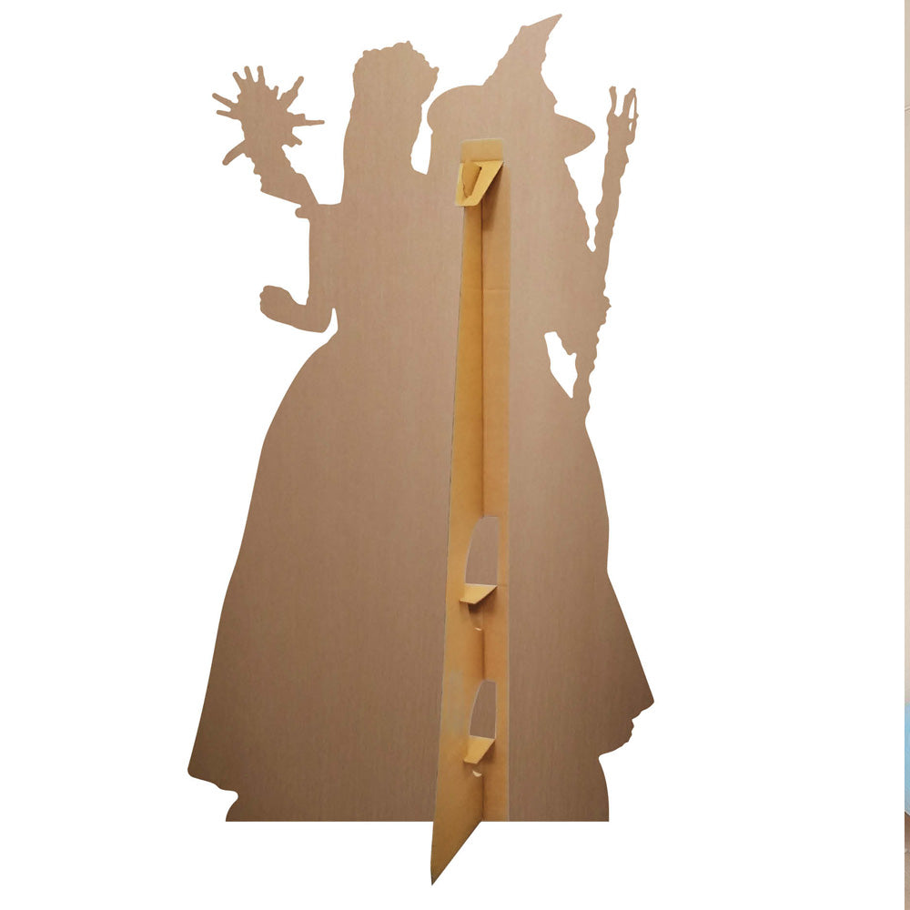 Wicked For Good Glinda and Elphaba Double Lifesize Cardboard Cutout - 1.59cm