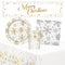 Christmas Snowflakes Tableware Pack For 8 People With FREE Banner