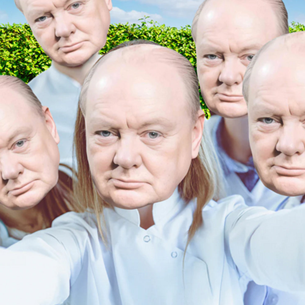 Winston Churchill Card Mask