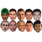 World Football Player Superstars Card Masks - Pack of 10