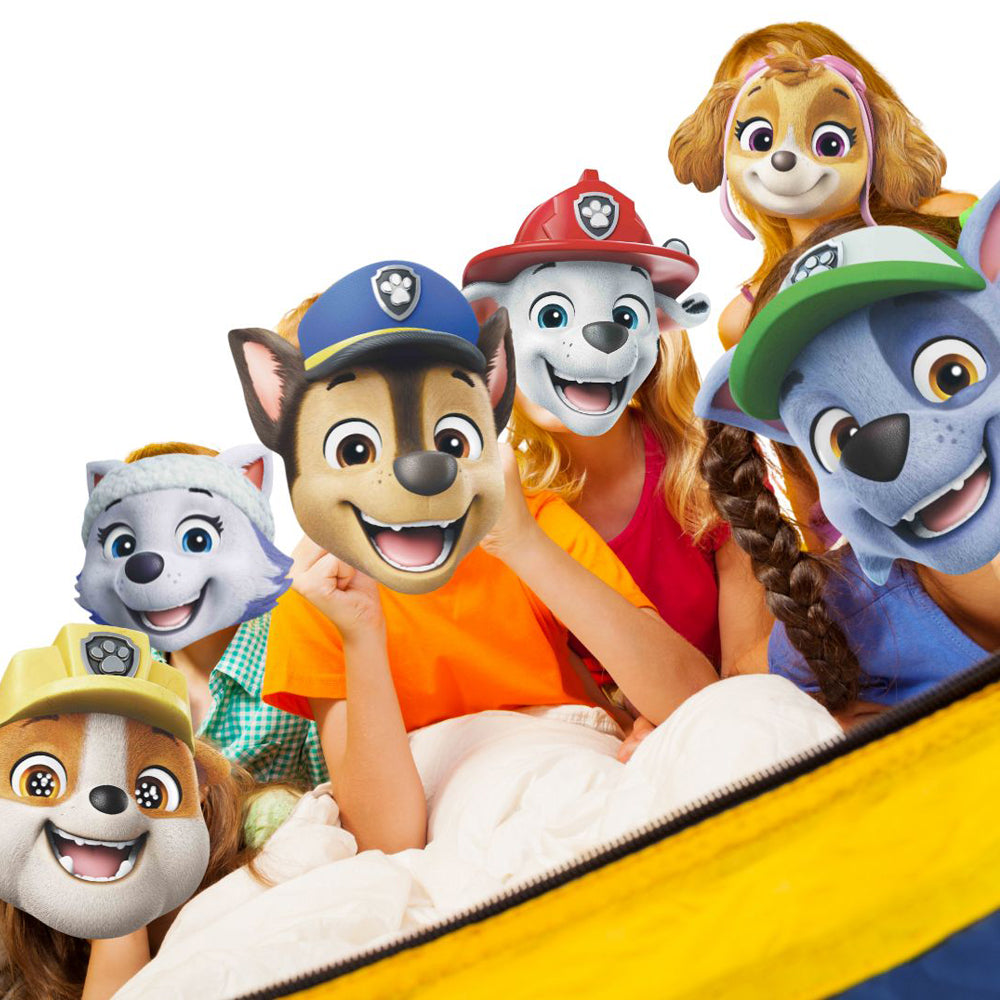 Paw Patrol Card Masks - Pack of 6