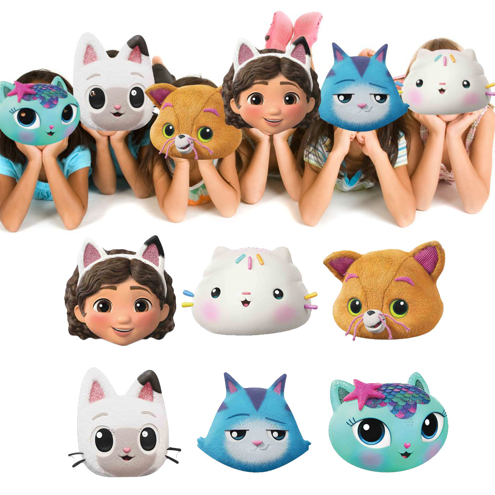 Gabby's Dollhouse: The Movie Card Masks  Pack of 6