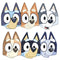 Bluey Family Characters Card Masks - Pack of 6
