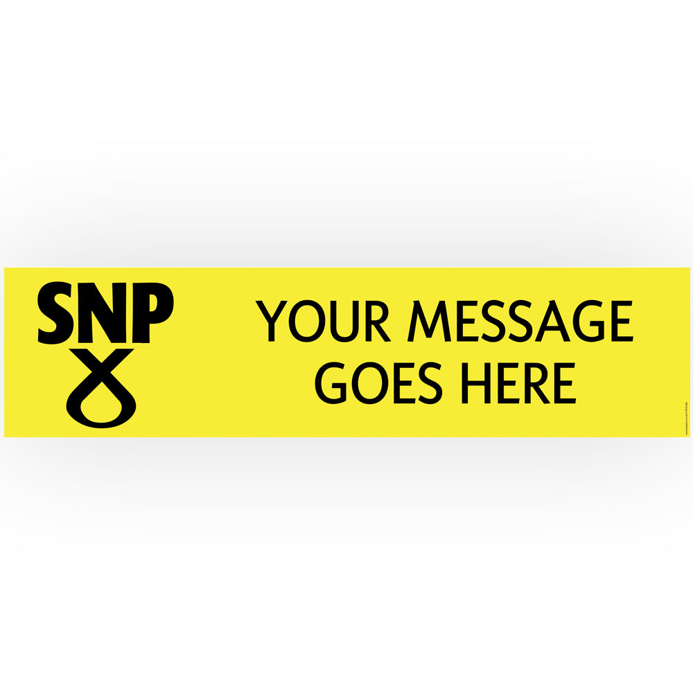 SNP Party Personalised Banner - General Election | Party Packs