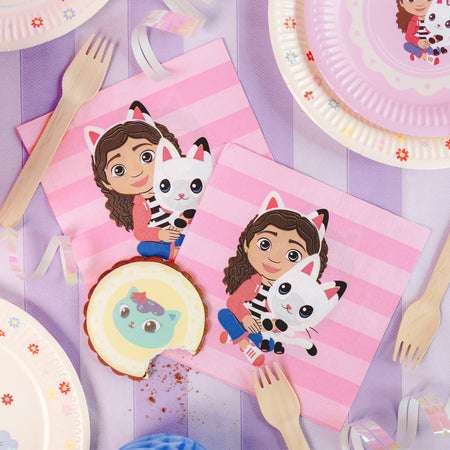 Gabby's Dollhouse Paper Napkins - Pack of 20