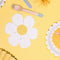 Daisy Shaped Paper Napkins - 16cm - Pack of 12