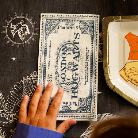 Harry Potter London To Hogwarts Ticket Napkins - Pack of 20