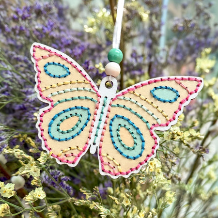 Make Your Own Stitched Butterfly Decoration