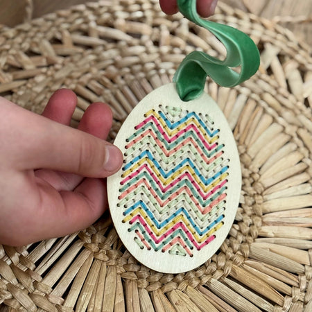 Make Your Own Stitched Easter Egg Decoration