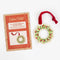 Make Your Own Stitched Christmas Wreath Kit - Plastic Free