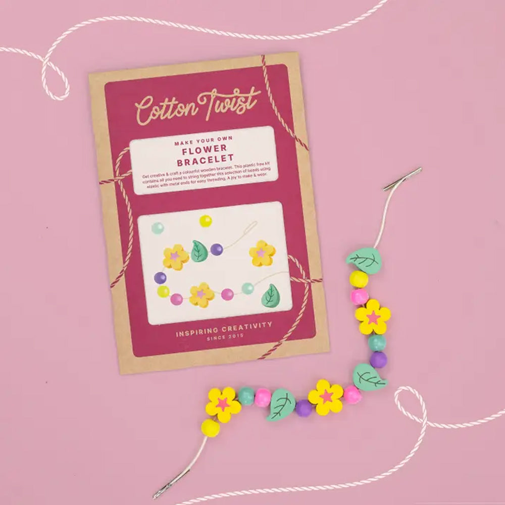 Make Your Own Flower Bracelet - Plastic Free
