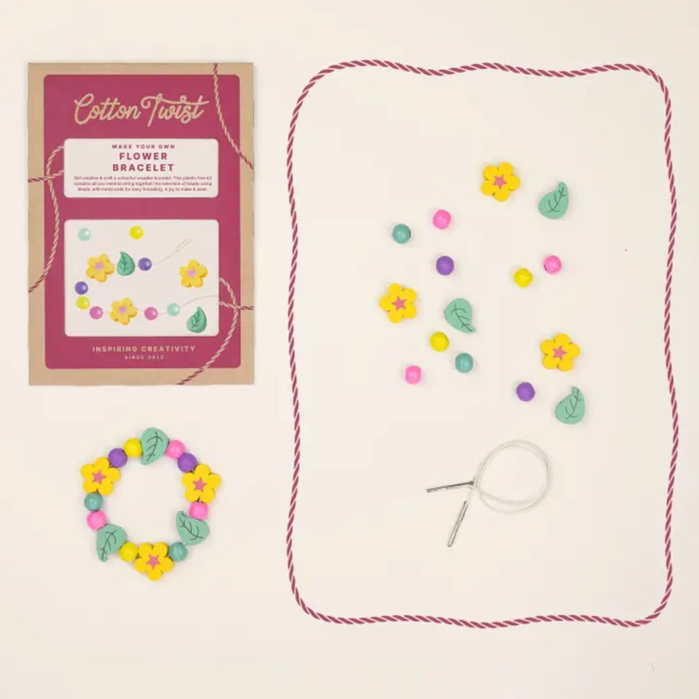 Make Your Own Flower Bracelet - Plastic Free