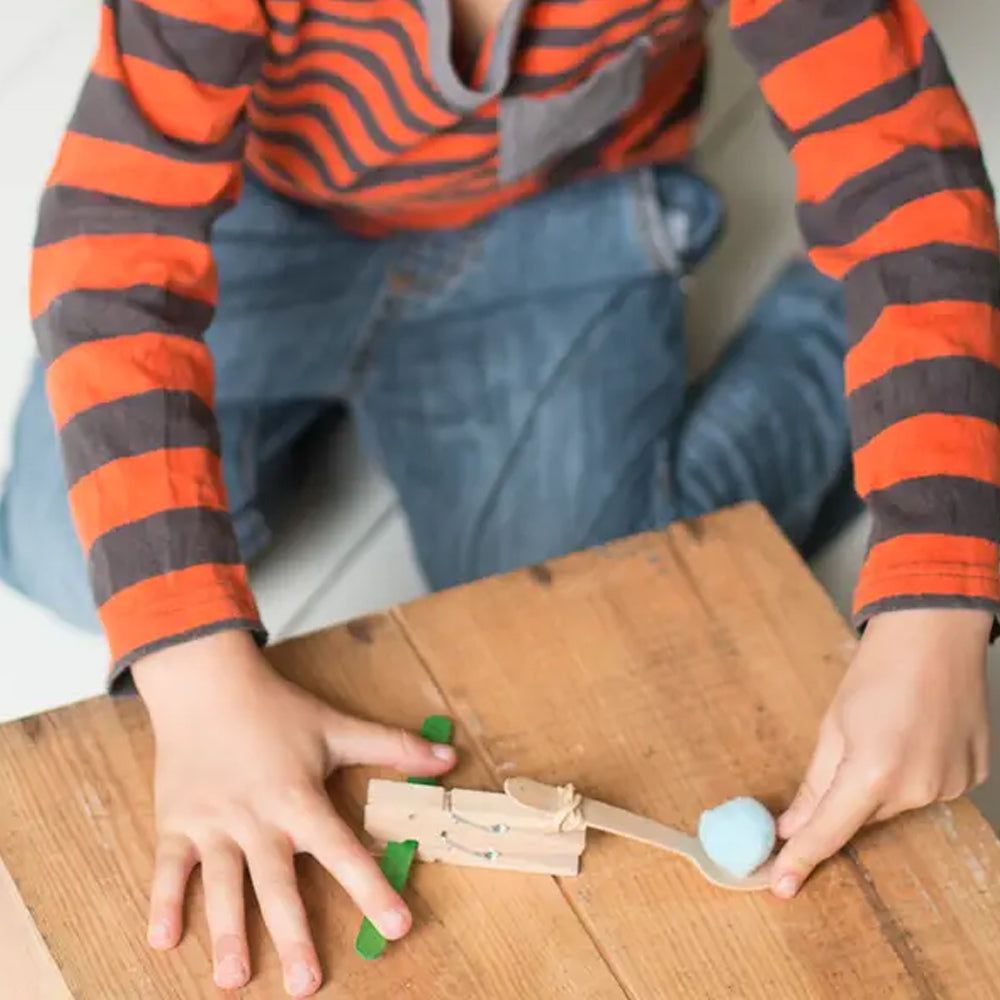 Make Your Own Castle Catapult- Plastic Free
