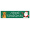 Santa Claus Merry Christmas Banner - 1.2m