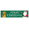 Santa Claus Merry Christmas Banner - 1.2m