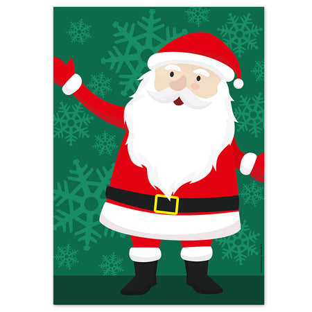 Santa Claus Merry Christmas Poster - A3