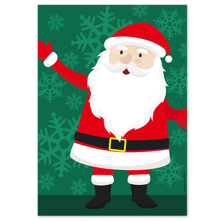 Santa Claus Merry Christmas Poster - A3