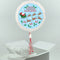 Personalised Santa and Reindeer Flying Sleigh Inflated Christmas Balloon in a Box
