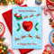 Christmas Santa Sleigh Favour Card - Pack of 8