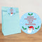 Winter Wonderland Christmas Paper Party Bags with Personalised Round Stickers - Pack of 12