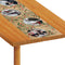 Personalised Scandi Foliage Christmas Multi Photo Table Runner - 120cm x 30cm
