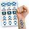 Scotland Scottish Flag Tattoos - Pack of 15