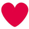 Heart Cutout Decorations - 13cm - Pack of 10
