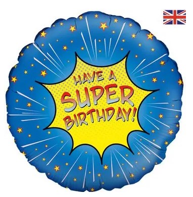 Have A Super Birthday! Foil Balloon - 18"
