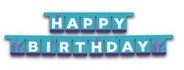 Gymnastics Party Happy Birthday Jointed Banner Decoration - 3m