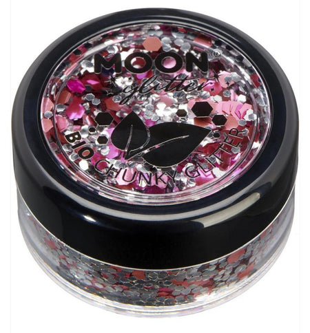 Blossom Pink Mixed Chunky Biodegradable Glitter - 3g