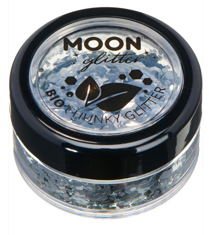 Silver Chunky Biodegradable Glitter - 3g