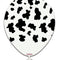 Friesian Cow Qualatex Balloons - 12