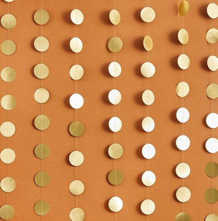 Gold Card Circle Backdrop - 20m