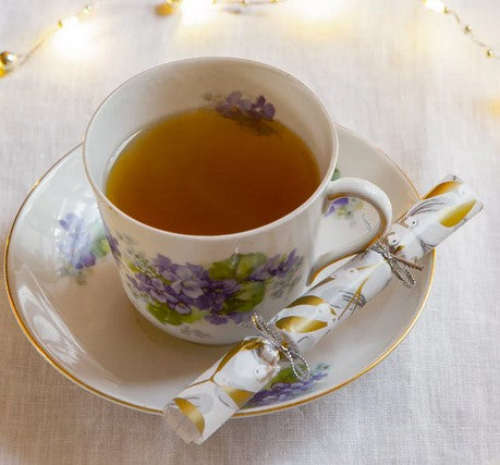 Botanical Saucer Mini Christmas Crackers - Pack of 8