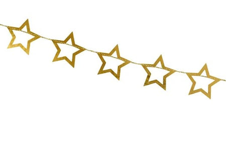 Gold Star Garland - 3m