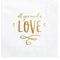 All You Need is Love Paper Napkins - 33cm - Pack of 20