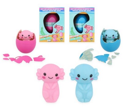 Magic Growing Axolotl in Egg Toy - 6.5cm - 2 Assorted Designs - Each