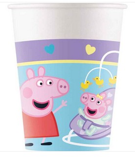 Peppa Pig Paper Cups - 200ml - Pack of 8