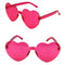 Hot Pink Heart Shape Glasses