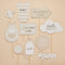 Oh Baby Photobooth Props - Pack of 10