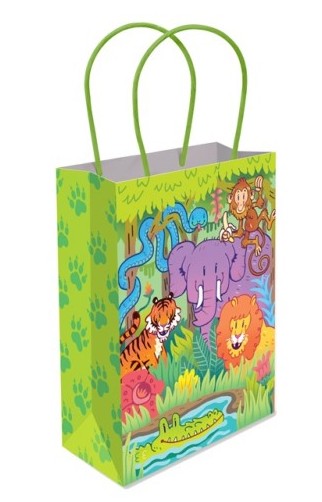 Jungle Paper Party Bags - 22cm - Each