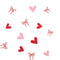 Bow and Heart Shaped Confetti - 14g