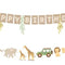 Monkey & Leaf Jungle Bunting Backdrop -4m