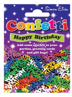 Happy Birthday Multicolour Foil Confetti - 14g