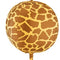 Animalz Giraffe Print Orbz Foil Balloon - 38cm