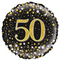 Gold Celebration 50th Birthday Foil Balloon - 18