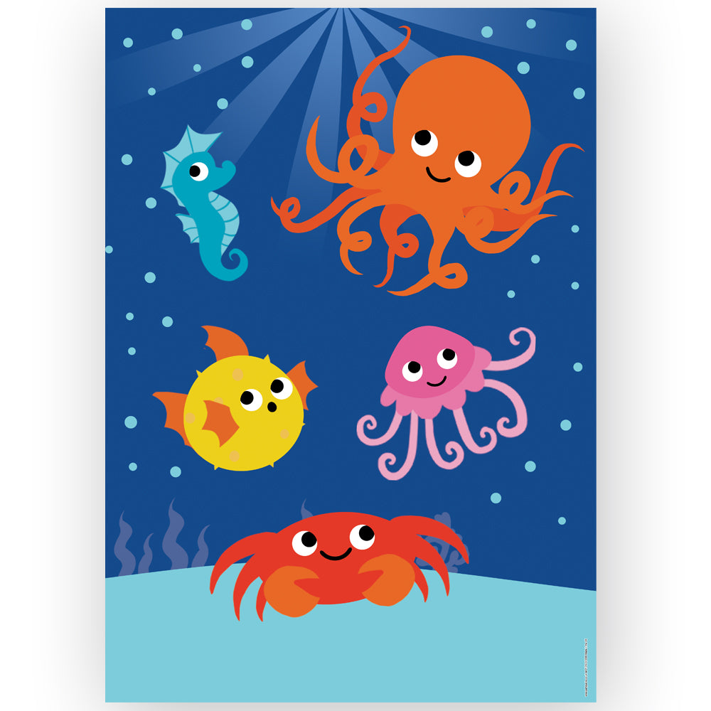 Sealife Poster Decoration - A3