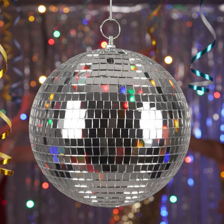 Silver Disco Ball - 20cm